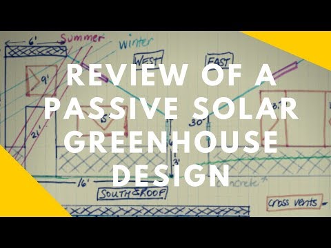 Passive Solar Greenhouse Design - Student Review