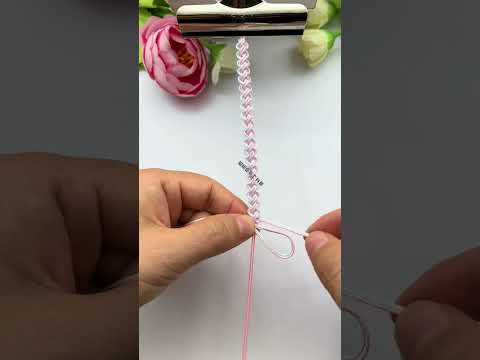 Double Lover's Knot Rope Braiding Skills Sharing Simple Braiding Bracelet Tutorial Bracelet Brai