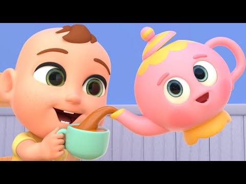 The Little Teapot Dance | Fun Nursery Rhyme Adventure | Newborn Baby Songs & Nursery Rhymes