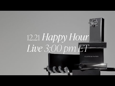 Year End Planning | Happy Hour Live 12.21.23 | Cloth & Paper