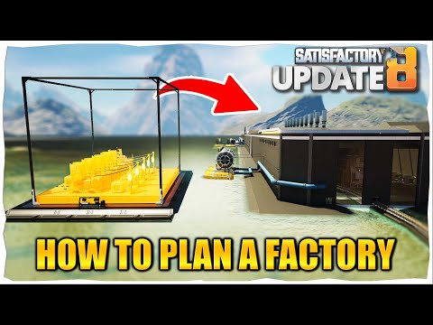 How To Plan Building Factories With Blueprints in Satisfactory Update 8