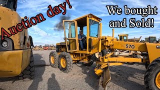 Heavy equipment and truck auction day, we sell some things and bought some things!