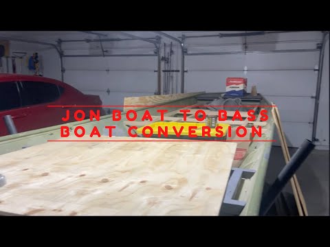 JON BOAT TO BASS BOAT CONVERSION! | Getting all the framing done! |