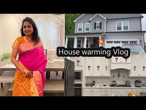 அமெரிக்காவில் Brand New House🏡warming friend Function ~ HOME TOUR / Family Traveler  Tamil VLOG