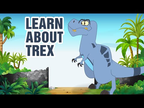 I'm a Dinosaur - Learn About TRex | Animal Cartoons For Kids | Kids Shows Club