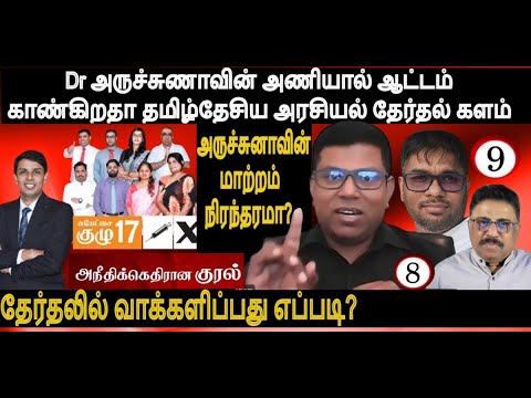 Dr அருச்சுணாவின் அநீதிக்கெதிரானகுரல் அணியால் ஆட்டம் காண்கிறதா?வடக்கு தமிழ்தேசிய அரசியல் தேர்தல் களம்