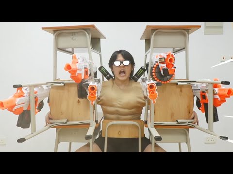 NERF Battle 中二 Cyberpunk Nerfrunners