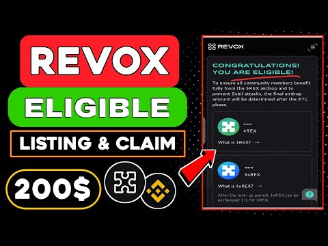 Revox Airdrop Eligible Check 😱 Revox Listing Update 🤑 REVOX Token Point Ratio  🤑