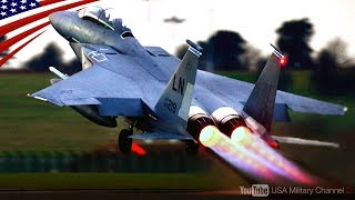 【アフターバーナー】戦闘機･爆撃機フルパワー離陸＆エンジン燃焼テスト