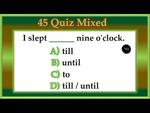 Can you pass this English level test? | 45 Questions | Grammar Tenses Quiz | No.1 Quality English