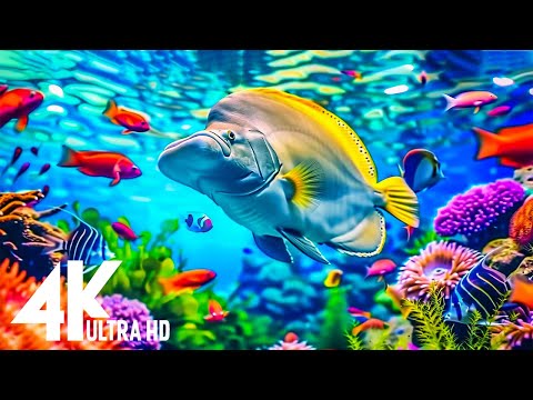 VIDEO Aquarium 4k (ULTRA HD) - enchanting underwater moments