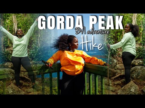 This is actually kinda dangerous! Hiking Gorda Peak in BVI! Breathtaking Views|via DJI Osmo pocket 3