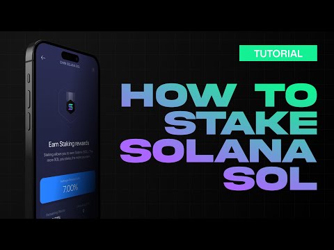 How to Stake Solana \ Solana Staking