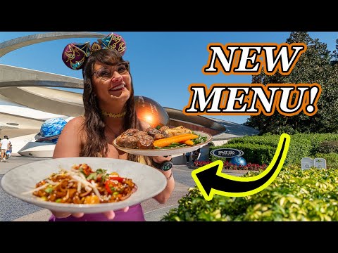 Space 220 NEW MENU ☄️ Disney World EPCOT food review