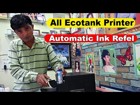 All Ecotank Printer ink refel | Printer me Ink Kaise Bhare | Ink Refel Kaise Karen |Sk Photos Action