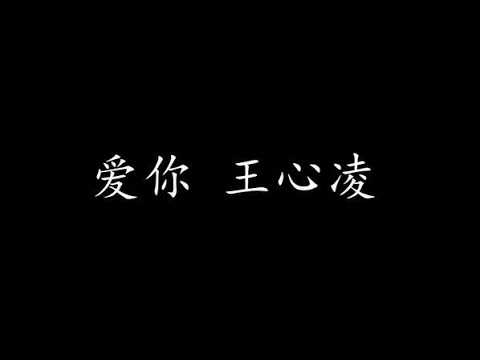 爱你 王心凌 (歌词版)