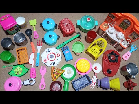 4 Minutes Miniature Toys |Amazing Kitchen Set Unboxing Hello Kitty Kitchen Set |Plastic Kitchen Set