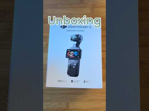 Unboxing the DJI Osmo Pocket 3  Creator Combo 🤎#djipocket3 #dji #djiosmopocket