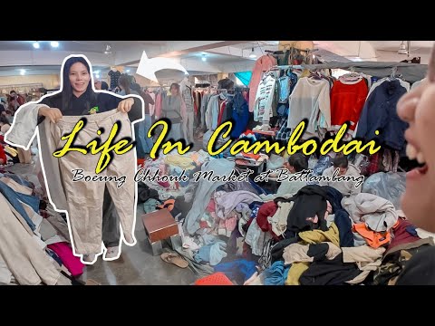 4K HDR | Boeung Chhouk Market Vlog | Market landscape, Shopping, Eating, What does life look like?