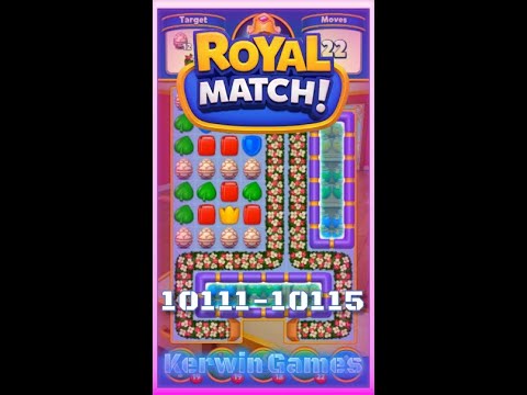 Royal Match Level 10111 10112 10113 10114 10115 - No Boosters Gameplay