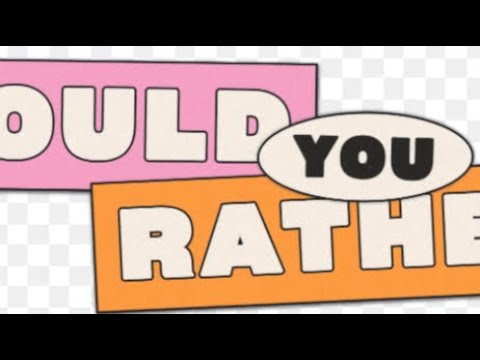 Please like and subscribe Would you rather