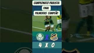 Campeonato paulista 2023 - Palmeiras 4 x 0 Água Santa - gols do jogo #golsdojogo #shorts