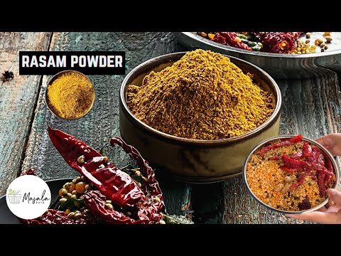 Traditional Rasam Powder Recipe | Rasam Podi | Rasam Powder Recipe With Perfect Measurements