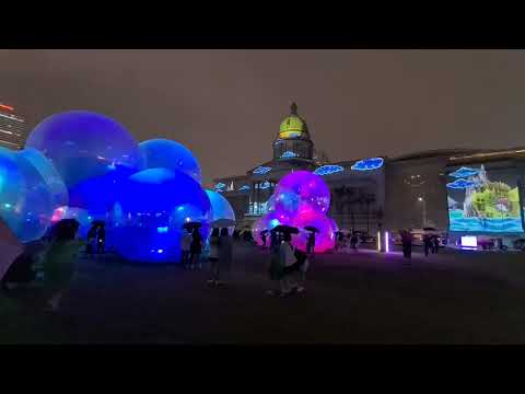 Light to Night Festival 2023 @ National Gallery Singapore