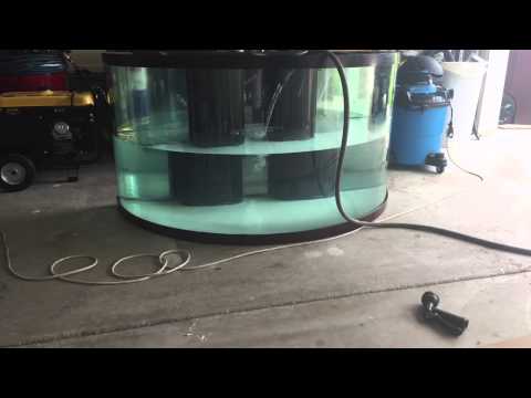 Half Cylinder Aquarium Repair