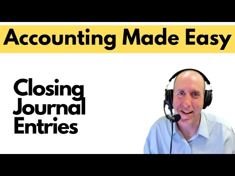 FA18 - Closing Journal Entries EXPLAINED