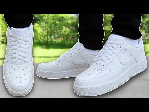 How To Diamond Lace Nike Air Force 1s | Featuring ‘AF1 Lows’ (BEST WAY!)