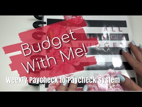 Budget With Me | May 31 Paycheck to Paycheck System