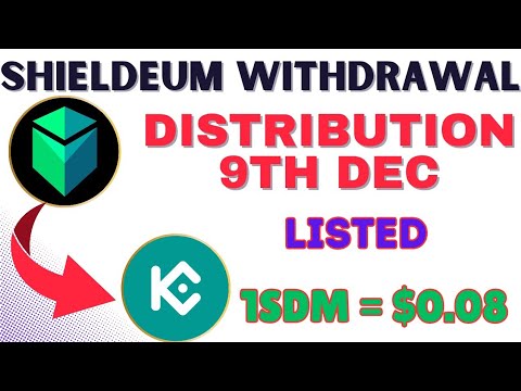 SHIELDEUM WITHDRAWAL #sdm #airdrop #listing