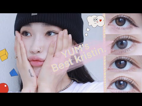 최대할인링크🪄) 하파크리스틴 다 껴본자가 고른 BEST 4🔮✨원조 구슬렌즈부터 글리터 렌즈까지🦄 숨겨진 보물 대방출❕