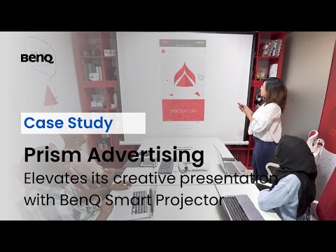 [Case Study] Prism Advertising Elevates its Creative Presentation with BenQ Wireless Smart Projector