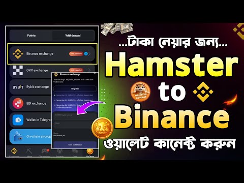 Hamster টোকেন Binance এ Withdraw করুন || Hamster Kombat Withdraw Binance