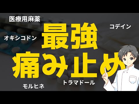 【最強の痛み止め】オピオイド鎮痛薬ってどんな薬？その作用とよく使われる製品TOP２【薬剤師が解説】