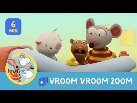 Toopy and Binoo | Mr. Squirrel's Bath 🐿🛁 | Vroom Vroom Zoom