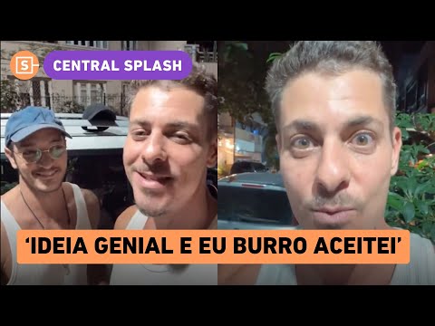 Sacha Bali mostra bastidores de viagem de carro pra Bahia com o ator Allan Souza, veja vídeo