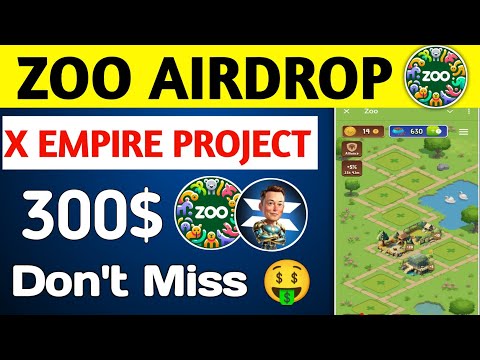 Zoo Airdrop Backed By X Empire || Zoo Airdrop new update || Zoo telegram airdrop