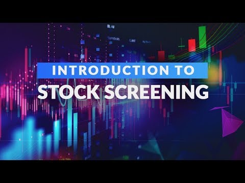 Introduction to Stock Screening