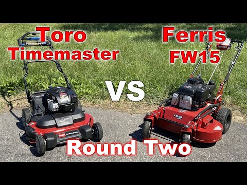 Toro Timemaster versus Ferris FW15 -  Cut  Quality (Round Two)