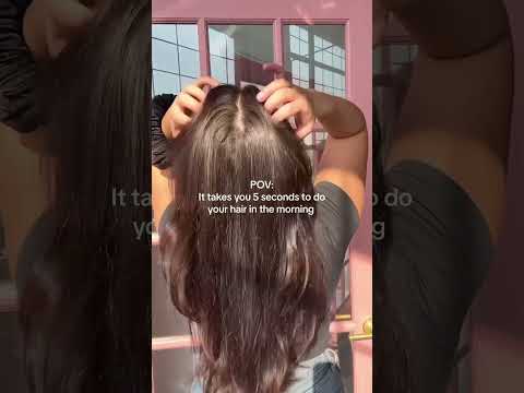 Blowout hair hack #hairtok #hairhack #hair #haircare #haircareroutine