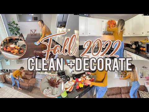 🍂NEW! 2022 FALL CLEAN AND DECORATE WITH ME | EASY FALL DECOR IDEAS 2022 | SPEED CLEANING MOTIVATION