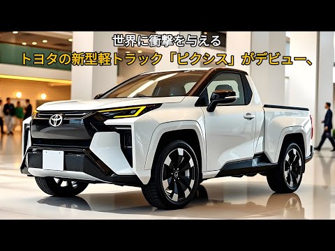 世界に衝撃を与える: 軽自動車の常識を破壊するトヨタの新型軽トラック「ピクシス」デビュー！トヨタの新型軽自動車エンジンはすごい！