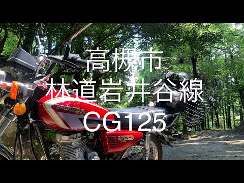 小型バイクCG125で林道ツーリング！高槻市林道岩井谷線