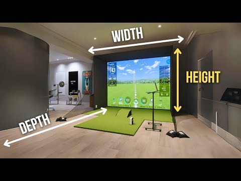 How Much Space Do You Need to Build a Home Golf Simulator?