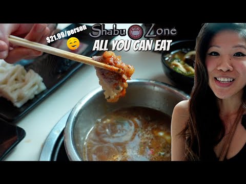 $21.99 All you can eat Lunch Hot Pot Shabu @ Shabu Zone Houston TX