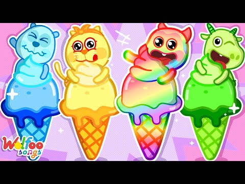 Ice Cream Song - Wolfoo's Vivid Color Adventure | Kids Songs & Nursery Rhymes @WolfooFamilySongs