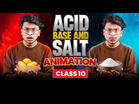 Acids Bases & Salts🔥 1 SHOT- ANIMATION- Class 10 Science Chapter 2